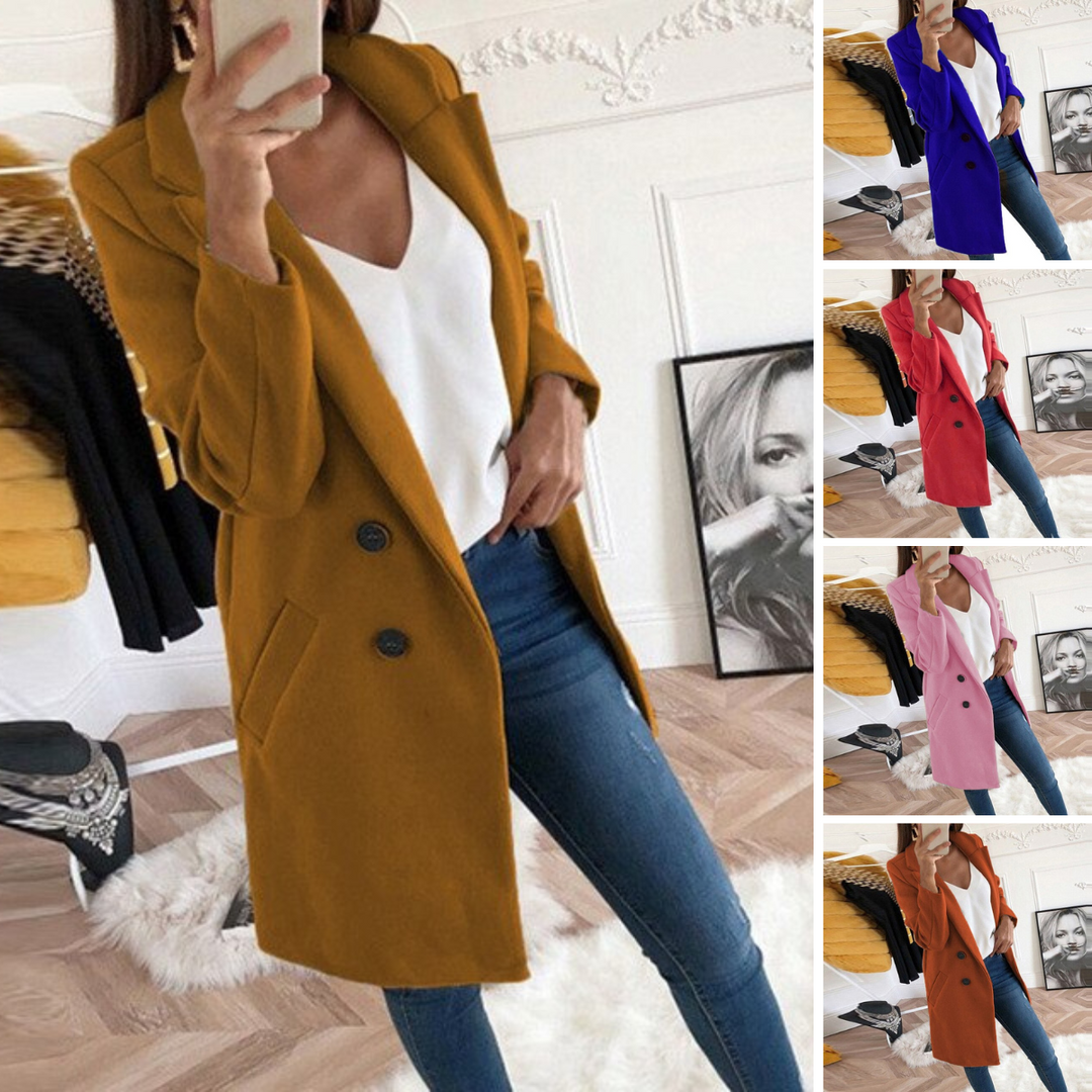 Sage - Nouvelle mode Veste en laine à manches longues pour vêtements de rue