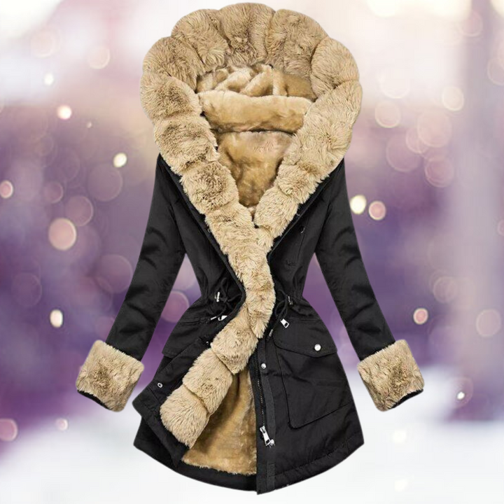 Chamyle - Die warme Mode Jacke mit kuscheligem Plüsch Futter.