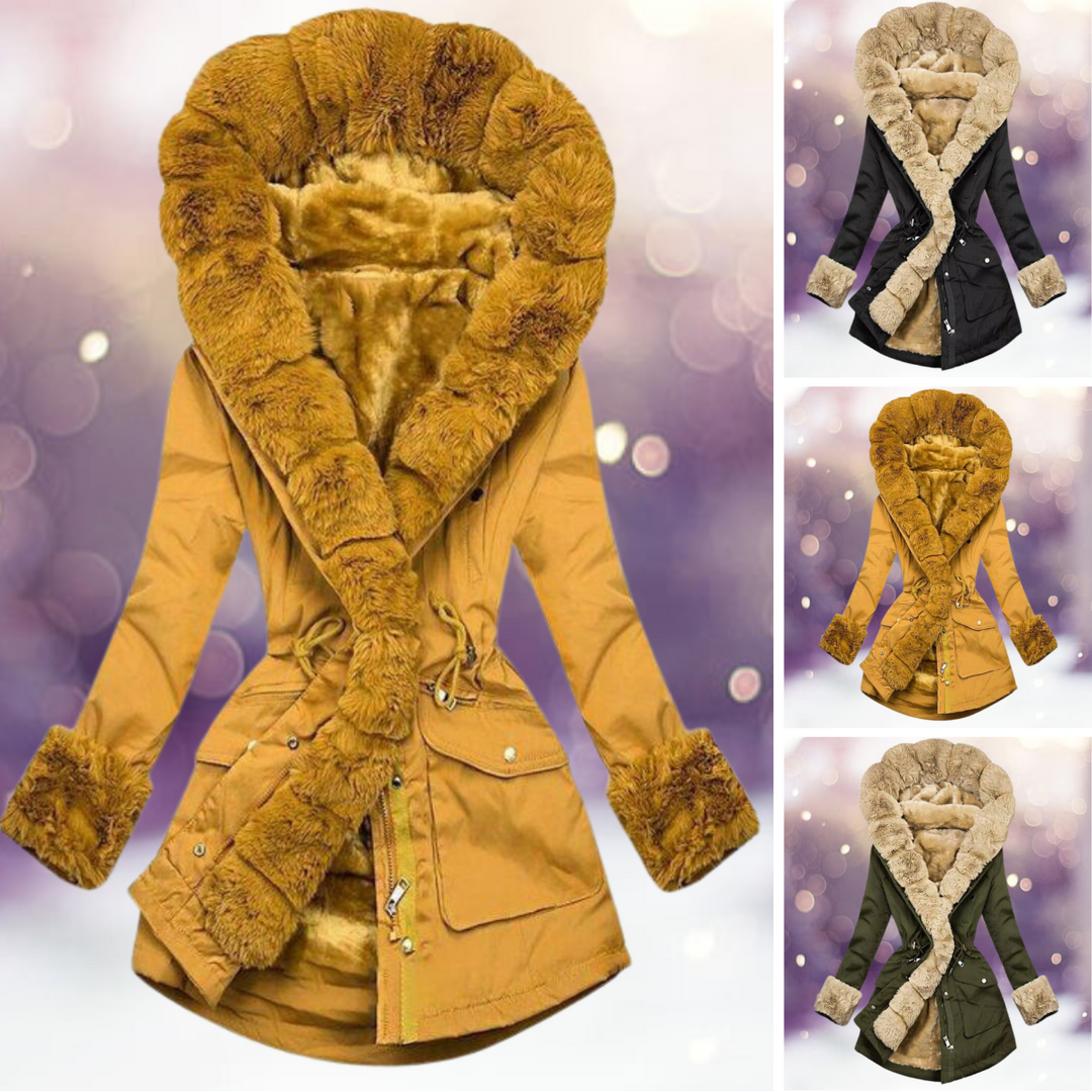 Chamyle - Die warme Mode Jacke mit kuscheligem Plüsch Futter.