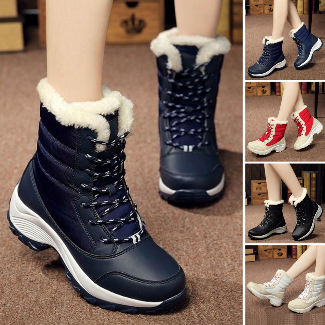 Stilvolle Warme Winter Schnee Stiefel Für Damen | Perfekt für Outdoor-Aktivitäten