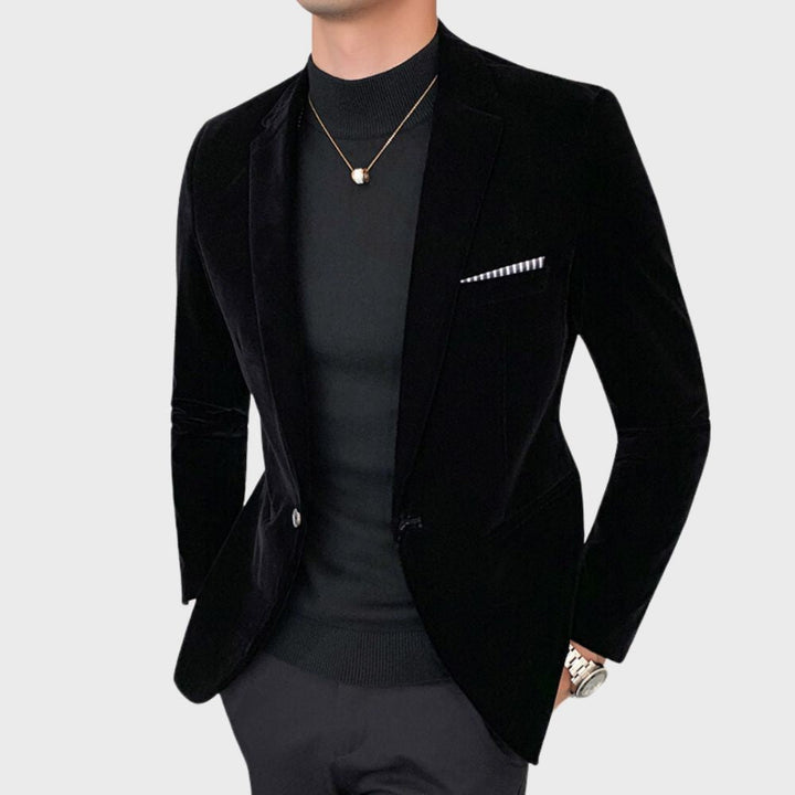 Troy - blazer in velluto elegante per uomo