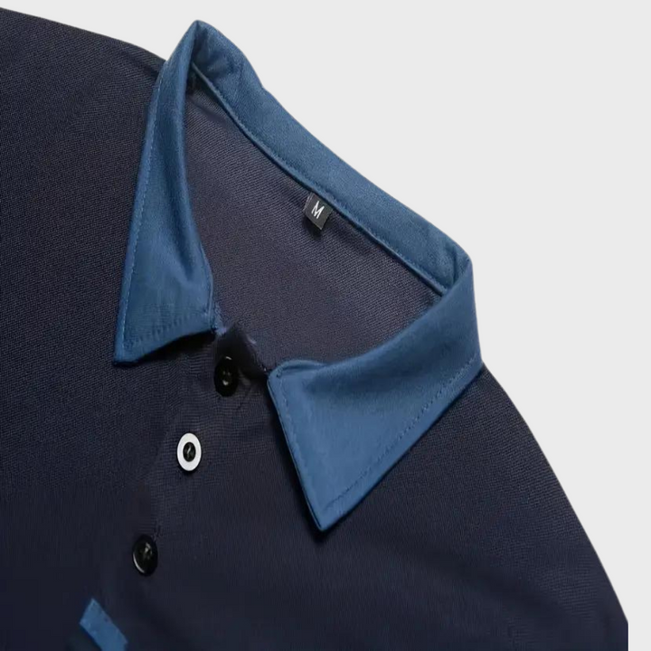 Andrew - Lässiges Baumwoll-Poloshirt mit Tasche für Männer
