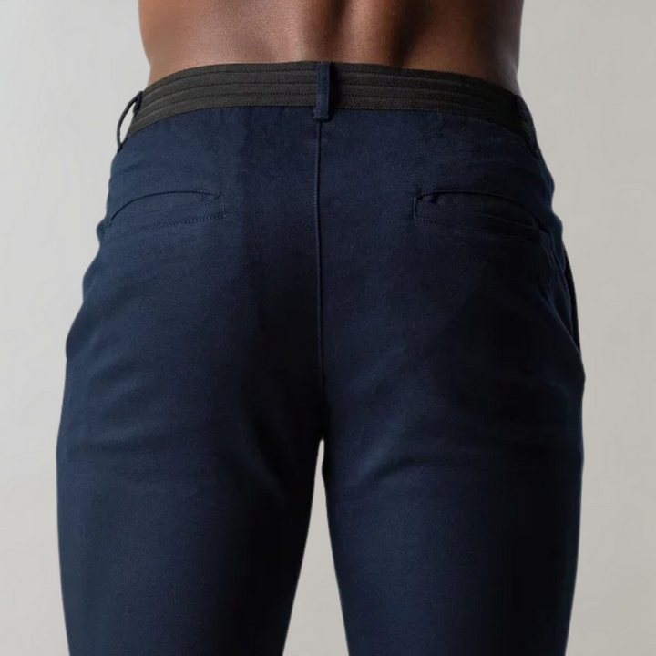 Felix - Chino Pants - Lässig - Leinen - Für den täglichen Gebrauch für Herren