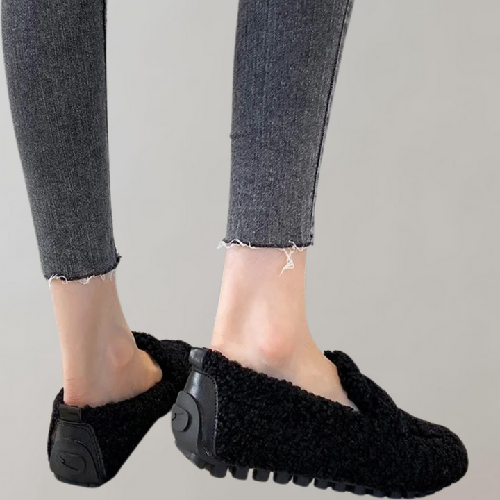 Elyn - Chaussons en peluche douce pour femmes