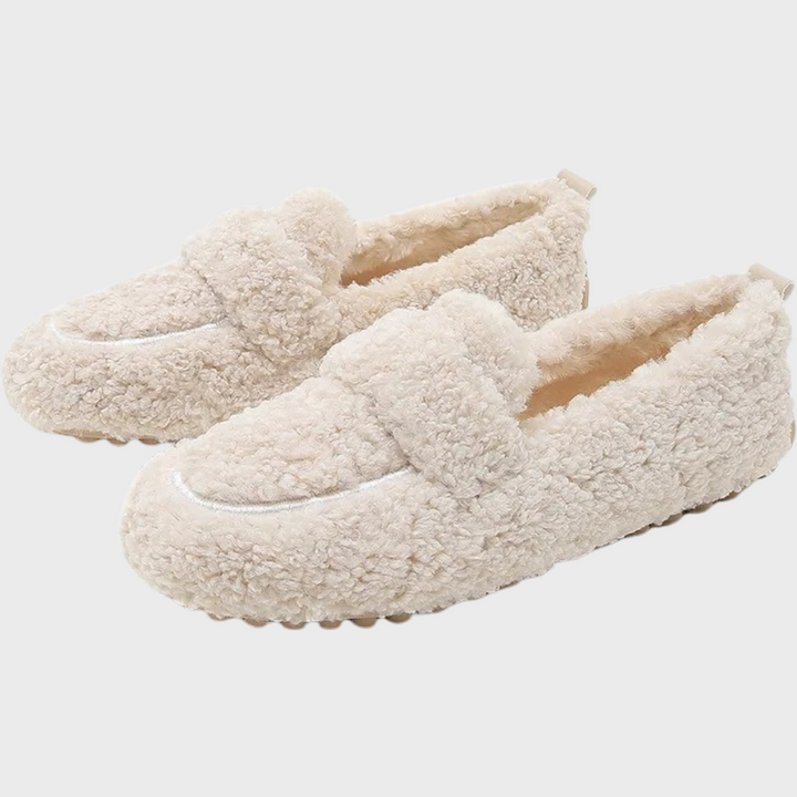 Elyn - Chaussons en peluche douce pour femmes