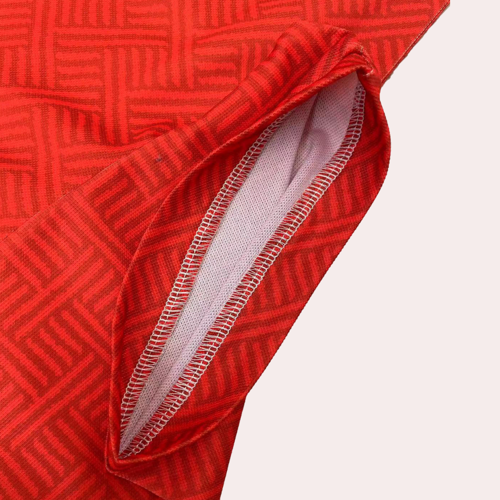 Combinaison homme avec fermeture éclair – Combinaison à manches courtes en matière structurée pour été, loisirs & fête