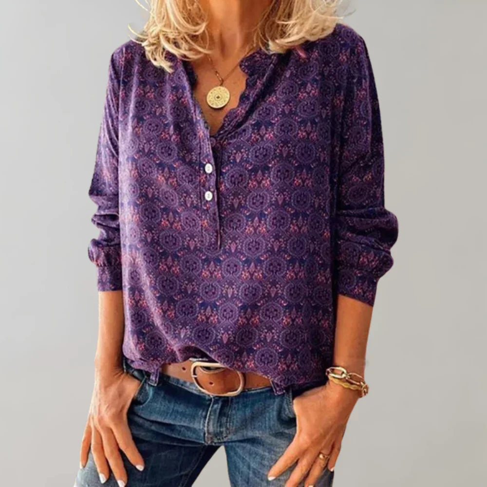 Naelis – Bluse im Vintage-Stil