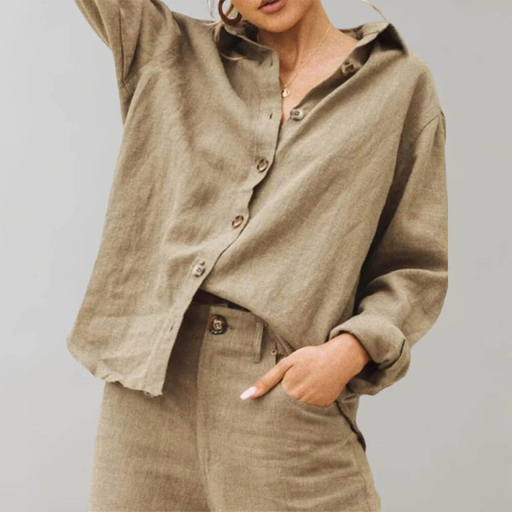 Rike - blouse - chic/élégant - matériau luxueux - adapté au quotidien pour femmes