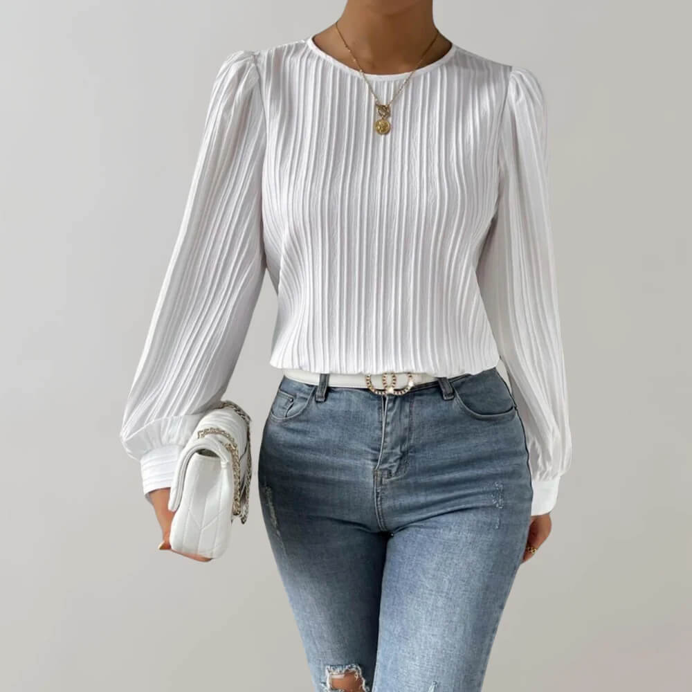 Zuna - Chemisier pour femmes - Élégant - Matériau luxueux - Occasions formelles