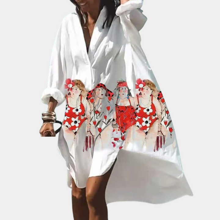 Grace - Kurzes Kleid - Lässig - Luxuriöses Material - Ideal für den Sommer für Damen