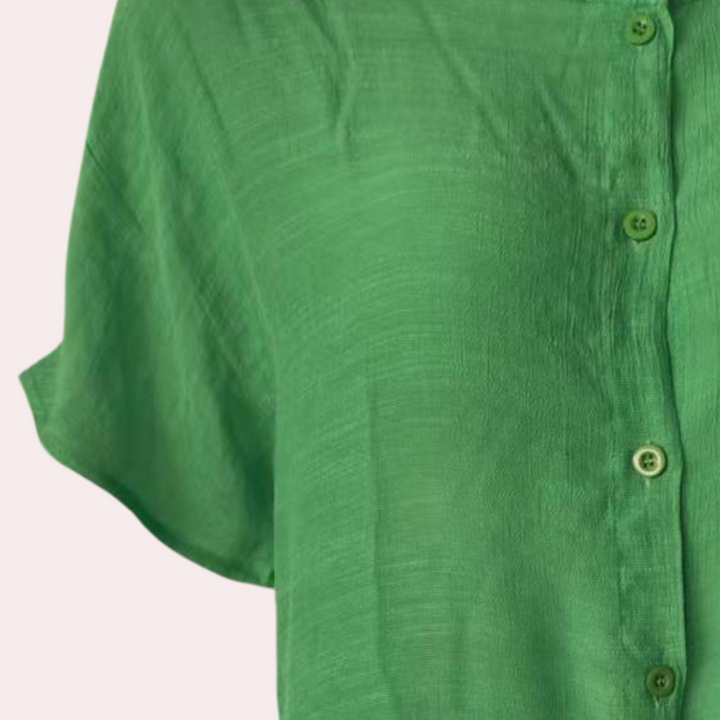 Tunica leggera da spiaggia da donna con abbottonatura – Vestito estivo ampio come copricostume o copertura da bagno