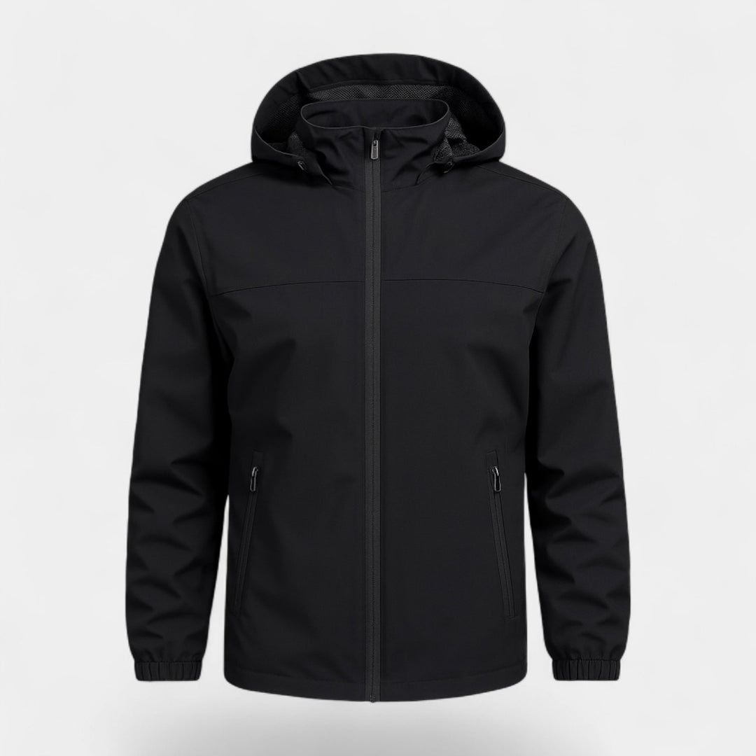Maria Modehaus | Regenjacke und Windjacke für Herren mit Kapuze – wasser- und winddicht