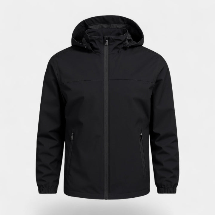 Maria Modehaus | Regenjacke und Windjacke für Herren mit Kapuze – wasser- und winddicht