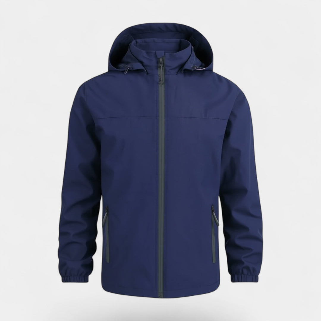 Maria Modehaus | Regenjacke und Windjacke für Herren mit Kapuze – wasser- und winddicht