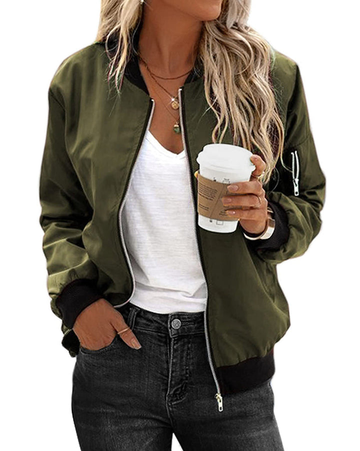 Robin - Giacca bomber classica elegante con tasche - perfetta per ogni occasione