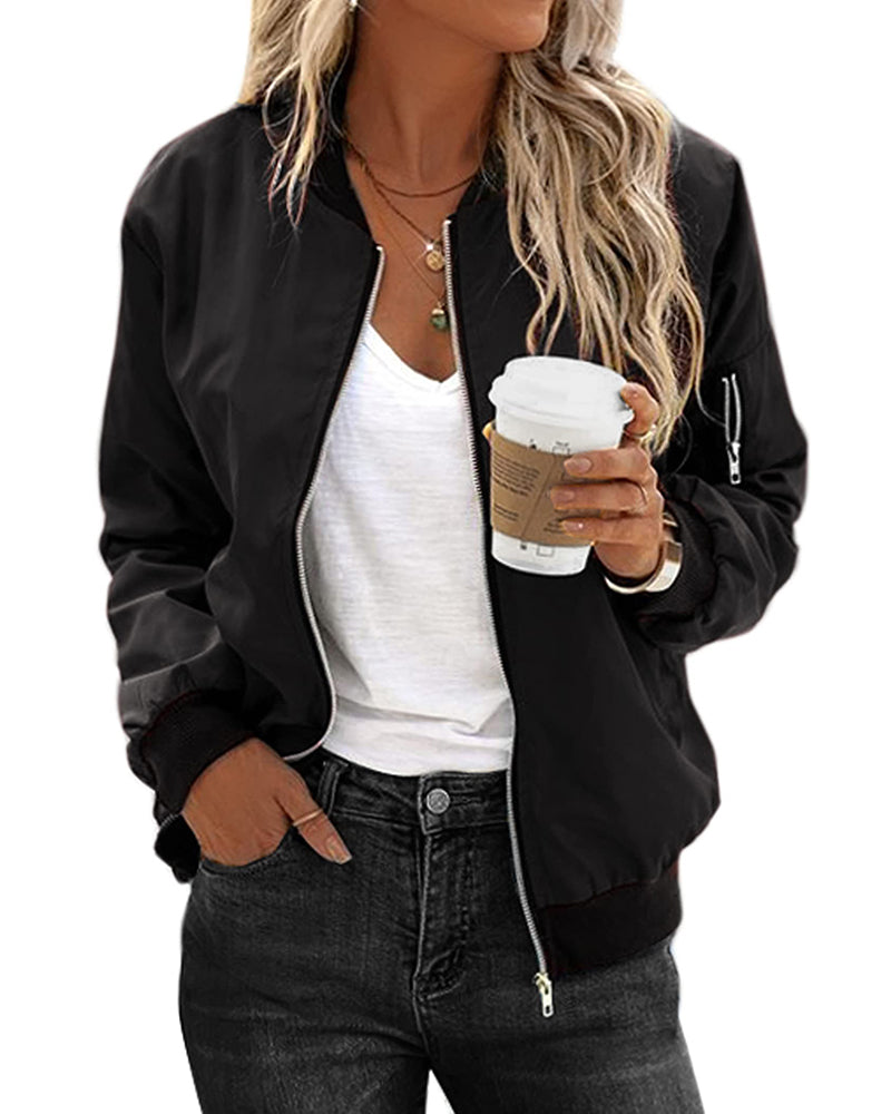 Robin - Giacca bomber classica elegante con tasche - perfetta per ogni occasione