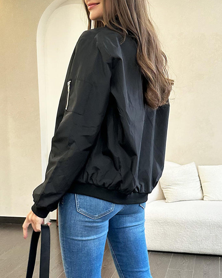 Robin - Giacca bomber classica elegante con tasche - perfetta per ogni occasione