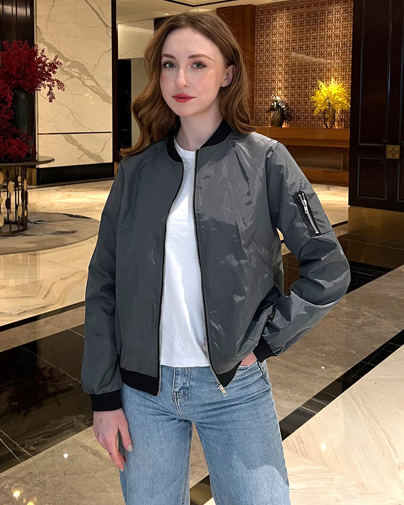 Robin - Giacca bomber classica elegante con tasche - perfetta per ogni occasione