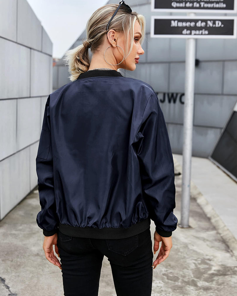Robin - Giacca bomber classica elegante con tasche - perfetta per ogni occasione