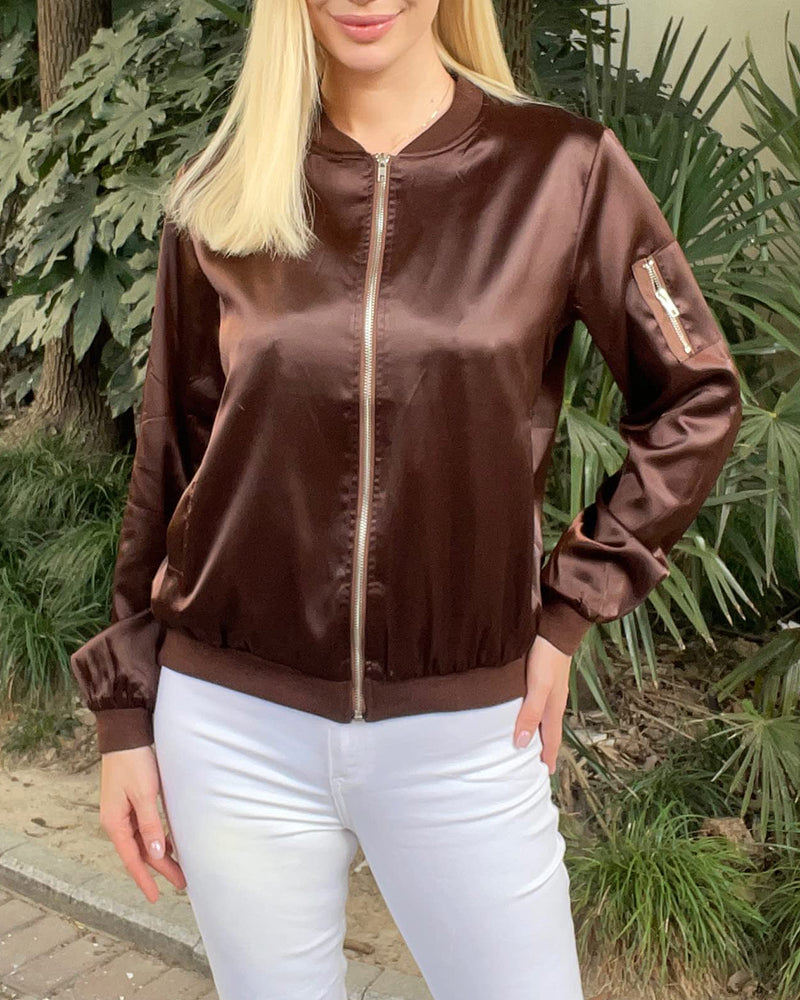 Robin - Giacca bomber classica elegante con tasche - perfetta per ogni occasione