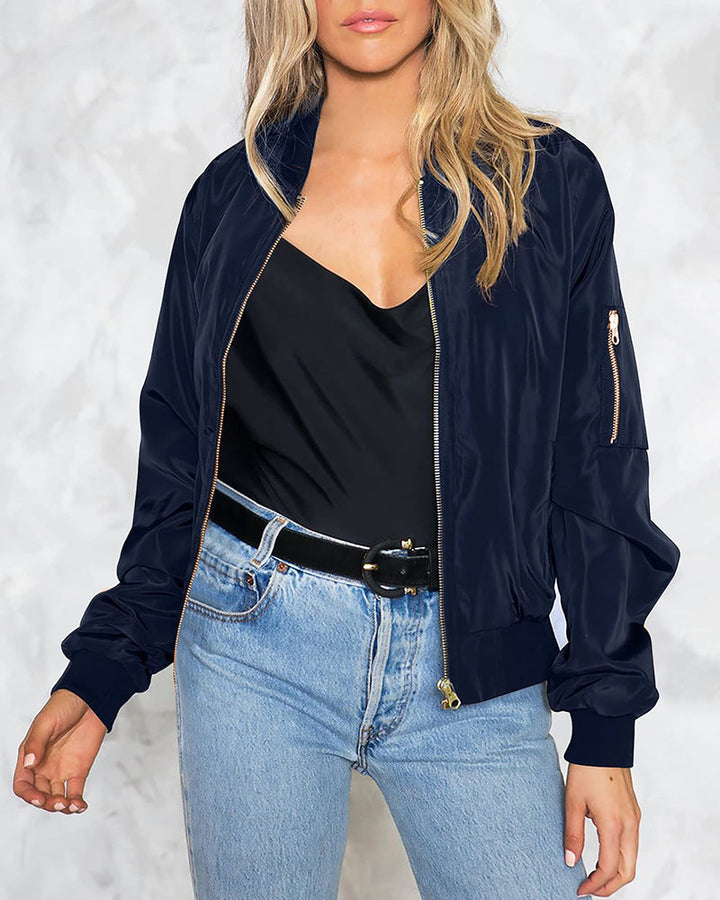 Robin - Giacca bomber classica elegante con tasche - perfetta per ogni occasione