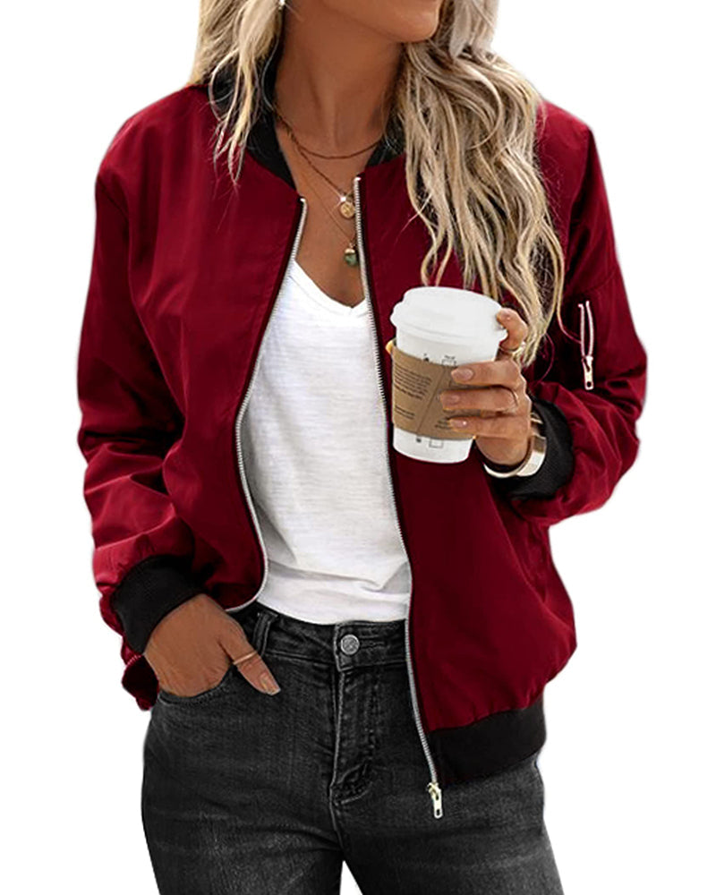 Robin - Giacca bomber classica elegante con tasche - perfetta per ogni occasione