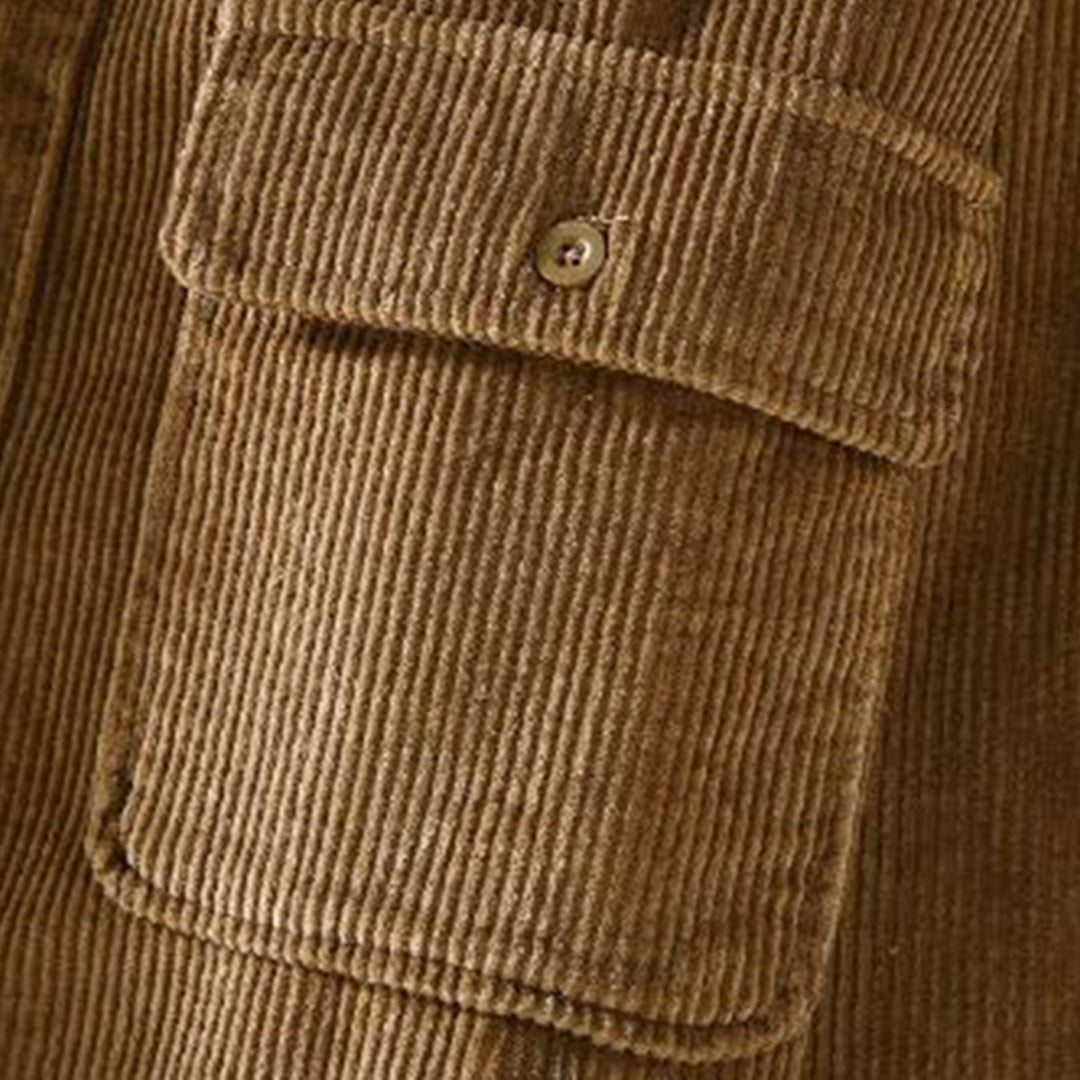 Abernathy - Men's Cord Shirt for Winter
