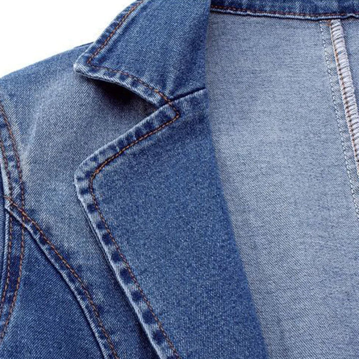 Sidney - Veste en jean étroite avec un bouton