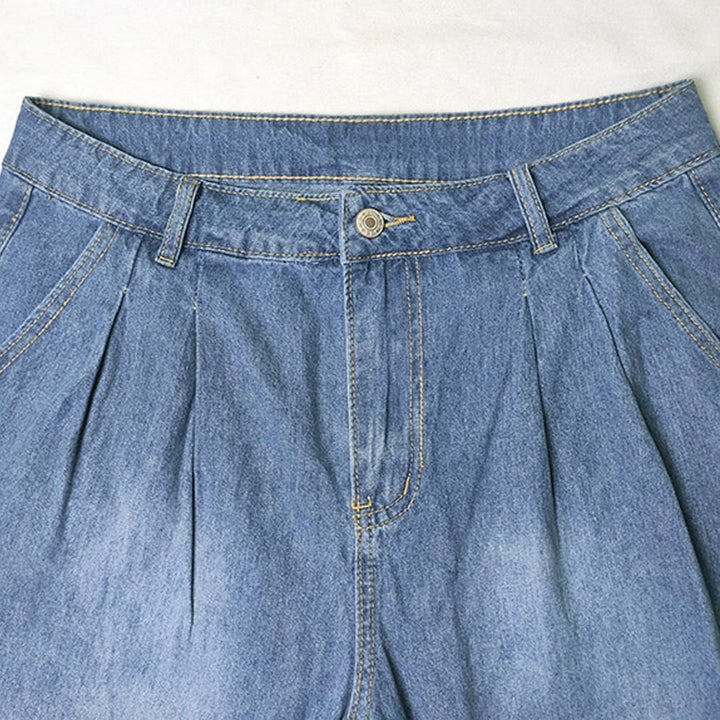Masha - Pantalon en denim - Décontracté - Tissu de haute qualité - Parfait pour les jours décontractés pour femmes