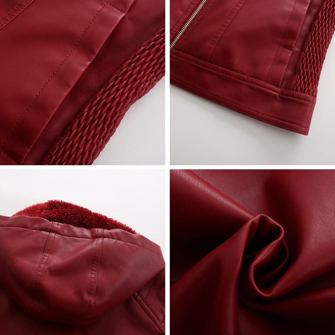 Giacca di pelle elegante e lussuosa