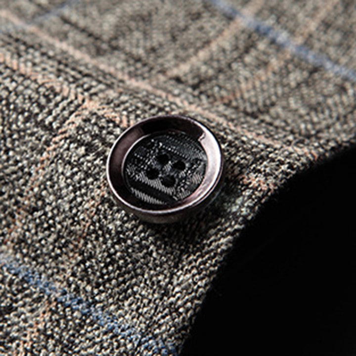 Blazer homme à carreaux – Veste élégante slim fit pour affaires et loisirs