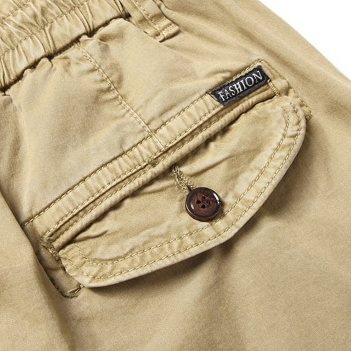 Pantalon de jogging cargo pour hommes – Joggers confortables avec poches et poignets pour plein air et loisirs