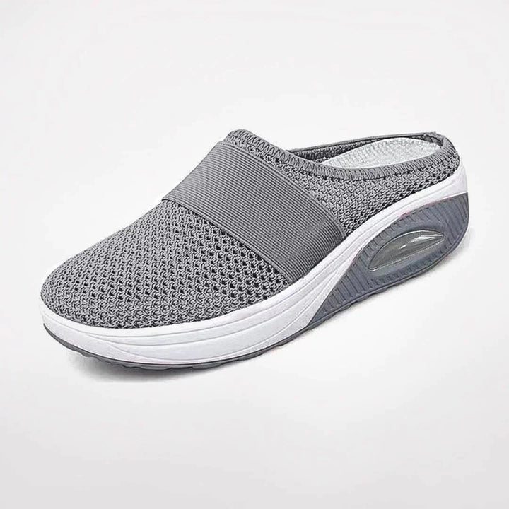 Atmungsaktive Slip-On Sneaker für Damen mit dicker Sohle und Luftkissen-Design für Alltag und Freizeit
