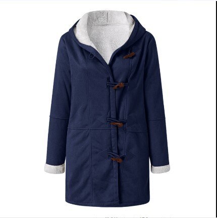 Isabella - Cappotto casual con cappuccio e fodera in pile