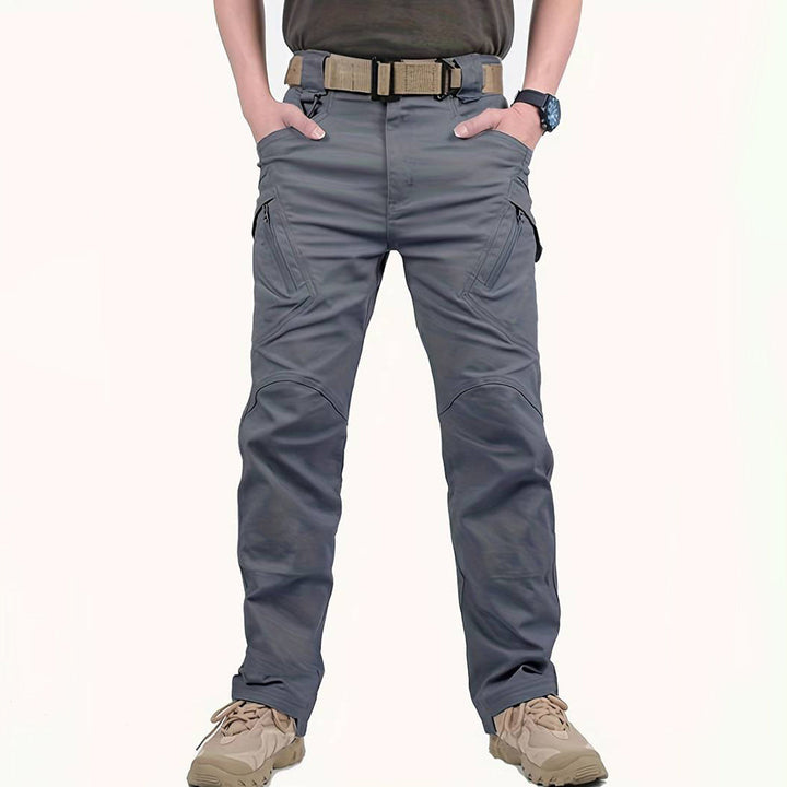 Herren Tactical Cargo Hose – Robuste Outdoorhose mit Reißverschlusstaschen & Stretch für Arbeit, Wandern & Abenteuer