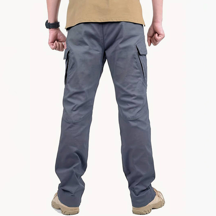 Herren Tactical Cargo Hose – Robuste Outdoorhose mit Reißverschlusstaschen & Stretch für Arbeit, Wandern & Abenteuer