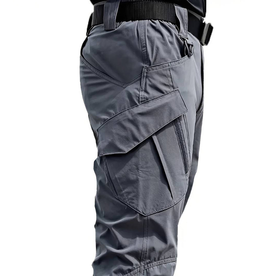 Herren Tactical Cargo Hose – Robuste Outdoorhose mit Reißverschlusstaschen & Stretch für Arbeit, Wandern & Abenteuer