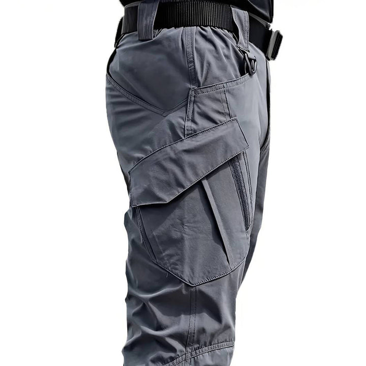 Herren Tactical Cargo Hose – Robuste Outdoorhose mit Reißverschlusstaschen & Stretch für Arbeit, Wandern & Abenteuer