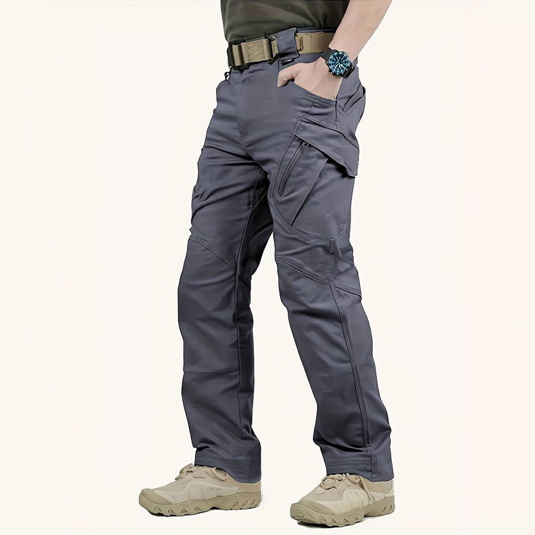 Herren Tactical Cargo Hose – Robuste Outdoorhose mit Reißverschlusstaschen & Stretch für Arbeit, Wandern & Abenteuer