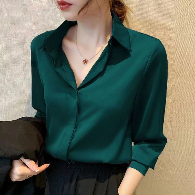 Iris - Blouse élégante en soie