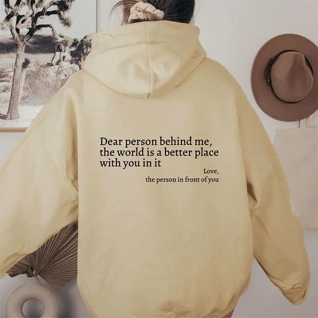 Valencia | 100% Baumwolle Statement Kapuzenpulli