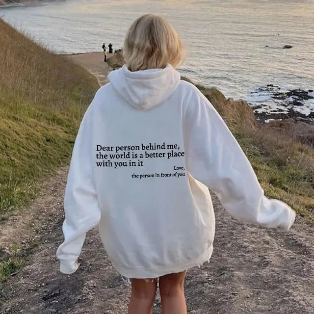 Valencia | 100% Baumwolle Statement Kapuzenpulli