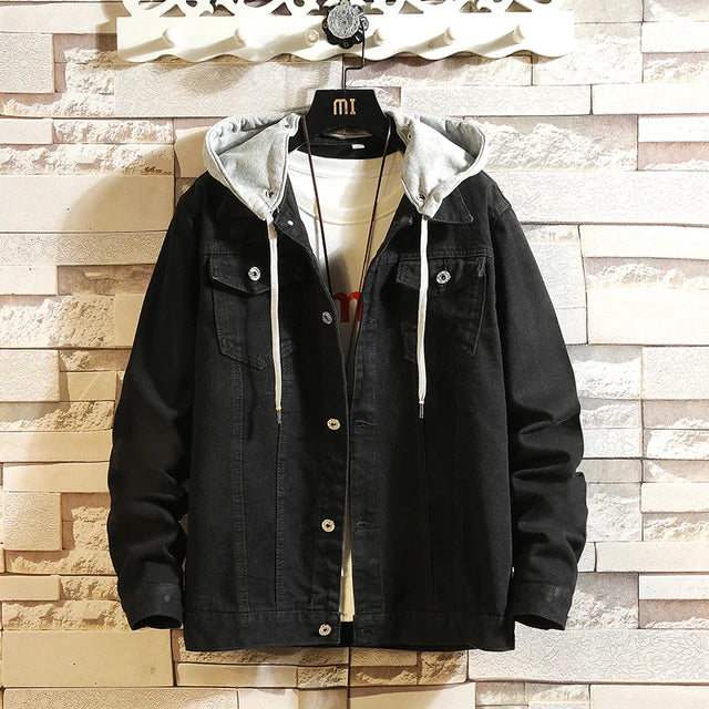 Raymart - Stylische Denim Kapuzenjacke für Männer