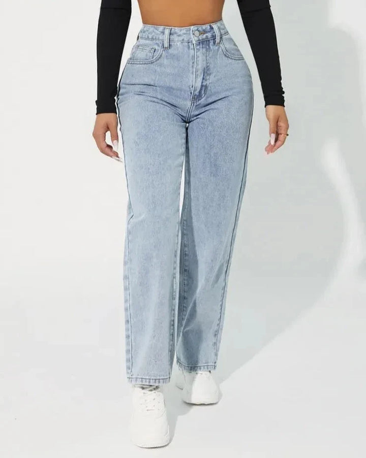 Jasmine - Jean en denim taille haute