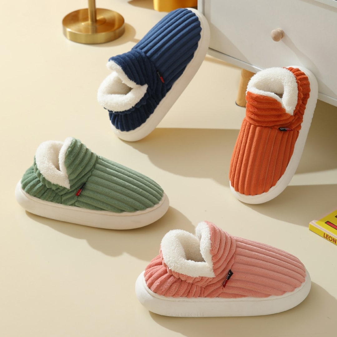 Quinlan | Pantoufles d'hiver chaudes et confortables pour femmes