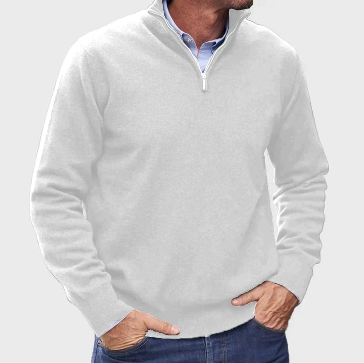 Pull pour hommes avec fermeture éclair