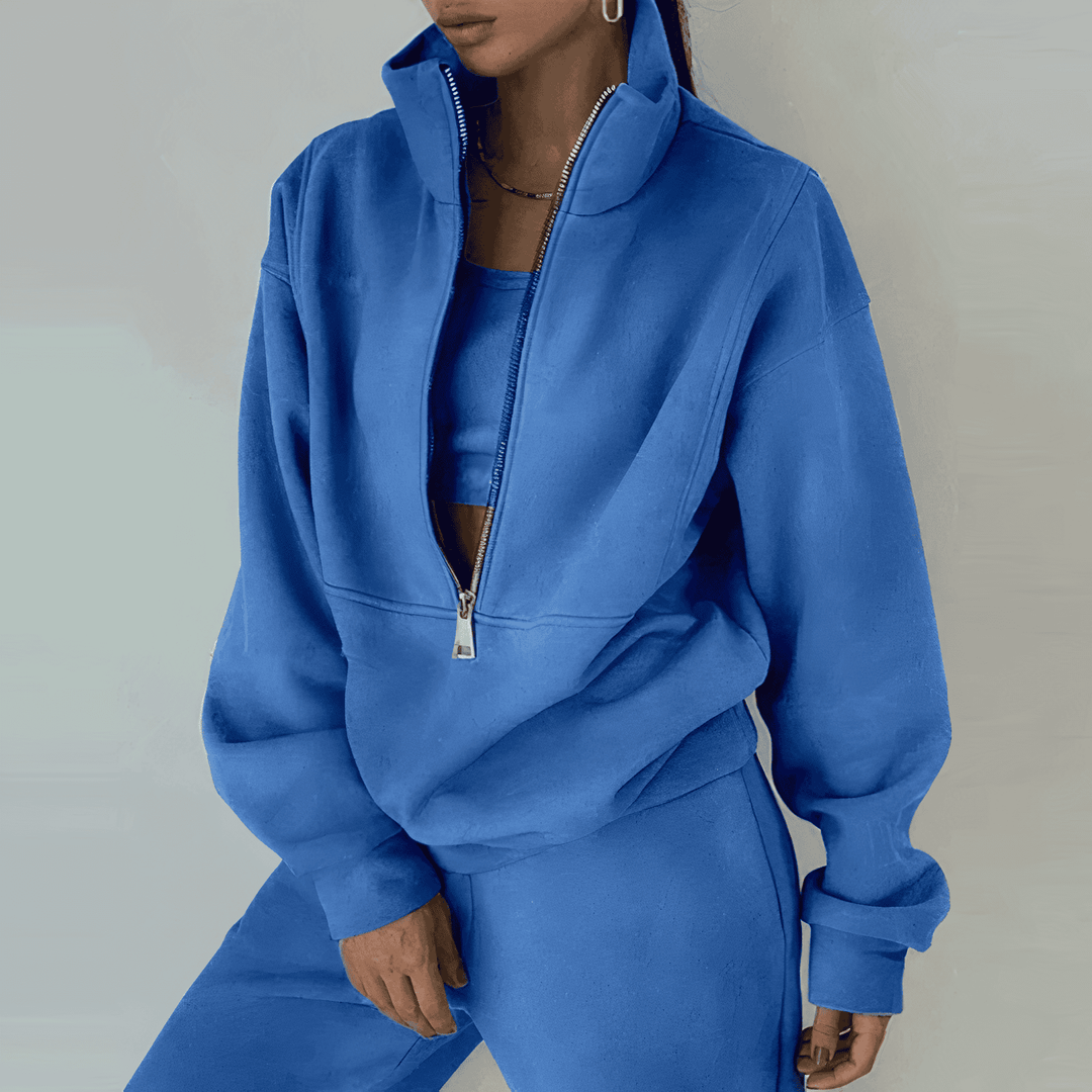 Tuta da allenamento e jogging dal comodo design retrò per donna | Perfetta per i giorni casual