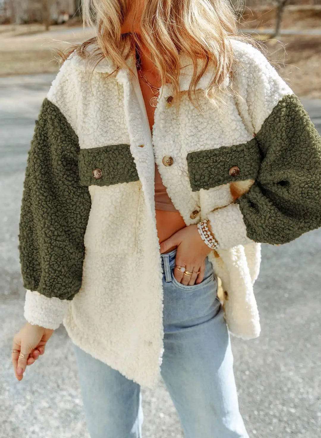 Nicolette - veste chic pelucheuse et élégante