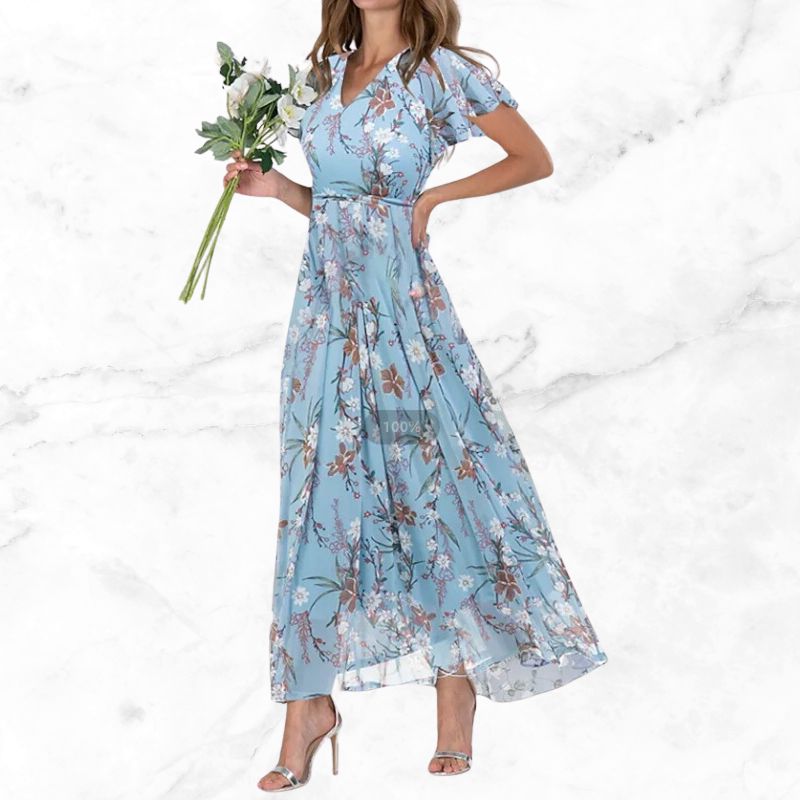 Ria - Geblümtes Vintage-Kleid