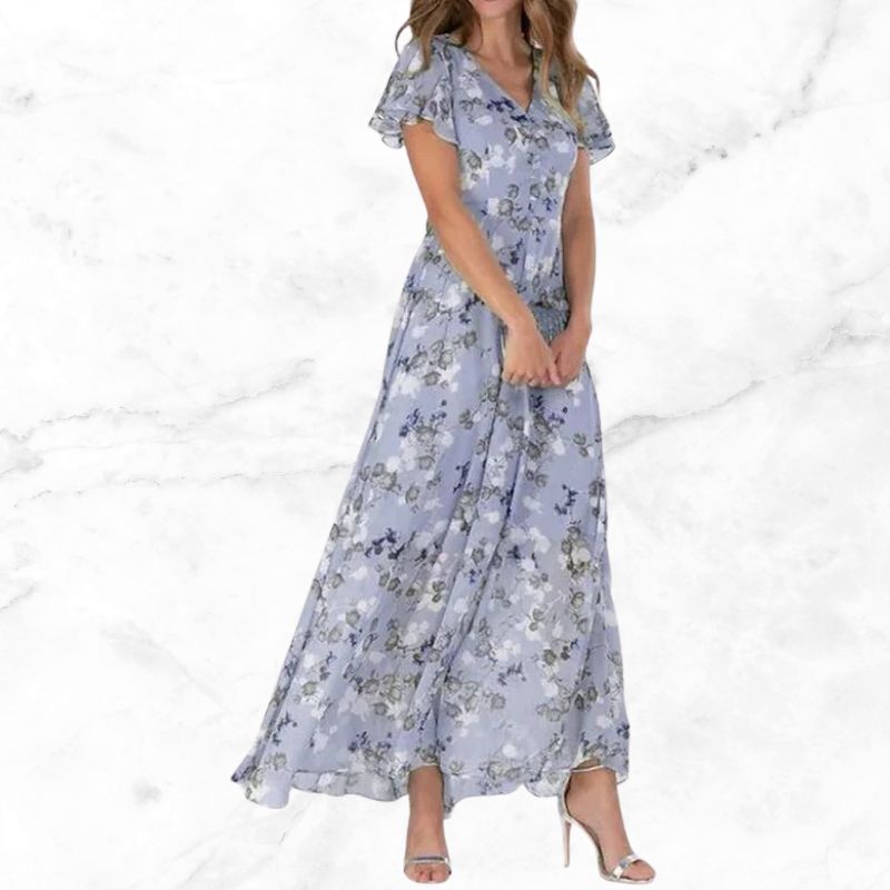 Ria - Geblümtes Vintage-Kleid